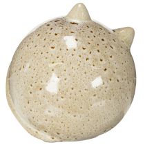 položky Keramická dekorativní figurka kočky, kulatý design do obývacího pokoje nebo ložnice, 13 cm