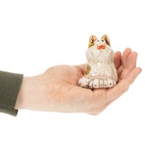 položky Keramické dekorativní figurky koček, zábavné figurky zvířat pro dekoraci do obývacího pokoje, 8 cm, 4 kusy