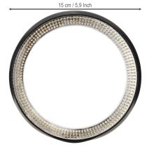 položky Pomůcka pro zavádění kroužků Kenzan, mosazné jehly, pomůcka pro zavádění Ø150 mm