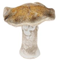 položky Keramické dekorativní houby na stůl, červená hnědá žlutá, V6cm, 6 ks