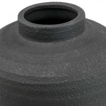 Keramická váza Černá Dekorativní vázy Velké Ø18,5cm H40cm