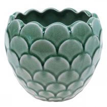 položky Keramický květináč Vintage Green Crackle Glaze Ø17cm H15cm