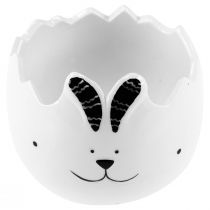 položky Keramický květináč na vajíčka velikonoční zajíček 9cm 3ks