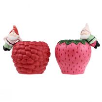 položky Keramický květináč okrajový věšák trpasličí Ø14,5cm 2ks