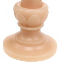 Deco tyčinková svíčka Lososová Nostalgická svíčka Dekorace vosková jednobarevná 25cm