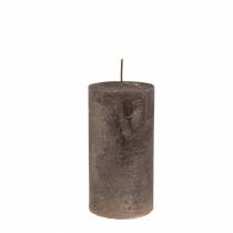 položky Jednobarevné svíčky měděná metalíza 50×100mm 4ks