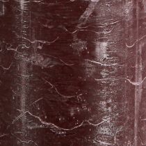 položky Luxusní vínové svíčky na sloup, sada 2 kusů, jednobarevné, 85x200 mm, pro romantické a dekorativní použití
