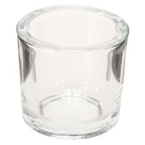 položky Svíčka Skleněný hrnec Mini skleněné vědro čiré Ø6,5cm V6cm 6ks