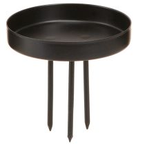 položky Svícen adventní věnec kovový černý matný Ø8cm 4 ks