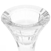 položky Svícen skleněný kulatý tyčový svícen Ø7cm V13cm 2ks