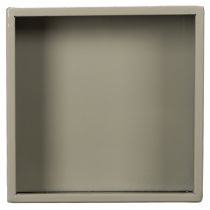 položky Zelený kostkový květináč, 22 cm, s vyvýšeným stojanem