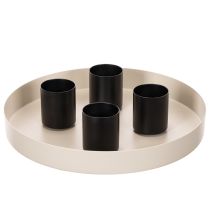 položky Magnetický svícen, matný povrch, 4 cm, 4 kusy