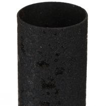 položky Svícen tyčové svíčky s trnem kovový černý Ø23mm 4ks