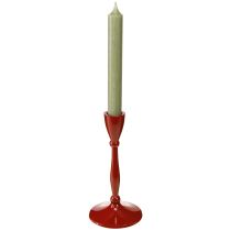položky Svícen na kuželové svíčky Svícen na kuželové svíčky červený, V17cm