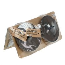 položky Svícen v hnědé barvě Ø9cm 4 ks