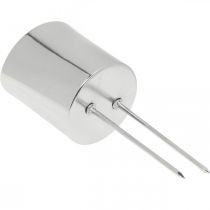 položky Svícen na nalepení stříbrný svícen na čajovou svíčku Ø5cm 4 ks