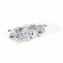 položky Zásuvný svícen stříbrný Ø4,5cm 12 ks