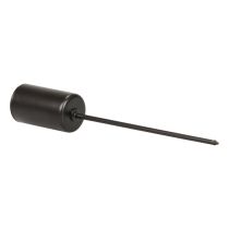 položky Svícen Svícen na adventní věnec černý 2,2×4cm 4 ks