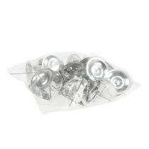 položky Svícen s trnem stříbrný Ø5cm 36 ks