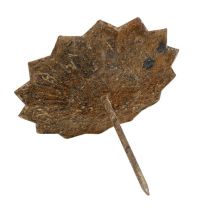 položky Svícen na nalepení svíčky hnědý V8,5cm 4ks