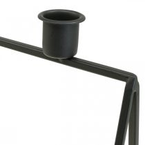 položky Svícen Černý Svícnový adventní věnec L38cm H31cm