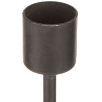 položky Svícen kovový starohnědý V16cm 2ks