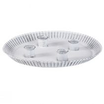 položky Forma na dort na svíčky se 4 svícny bílá Ø25cm