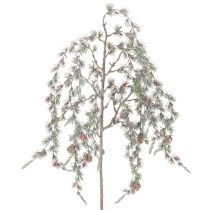 položky Umělá borovicová větev se šiškami, dekorativní borovicová větev, umělá, 80 cm, 3 kusy