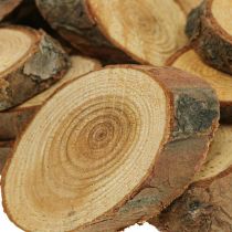 Dřevěné kotouče deco sypání dřevo borovice ovál Ø4-5cm 500g