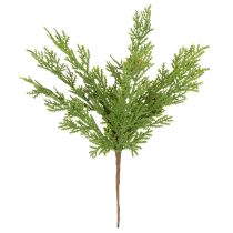 položky Umělá borovicová větvička se šiškami, 28 cm, 6 kusů