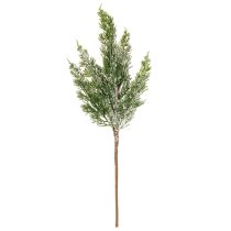 položky Uměle zasněžená borovicová větvička pro květinová aranžmá a adventní dekorace, 40 cm, 3 kusy