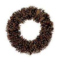Šiškový věnec kulatý plochý Ø30cm
