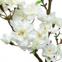 položky Třešňová větvička bílá umělá jarní dekorace dekorativní větvička 110cm