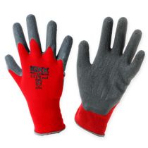 Kixx nylonové zahradní rukavice vel. 11 červené, šedé
