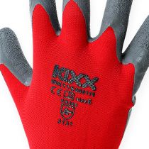 položky Kixx nylonové zahradní rukavice vel. 10 červené, šedé
