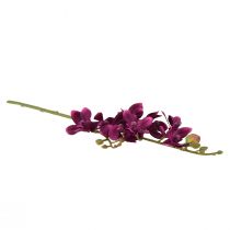 položky Malá orchidej Phalaenopsis umělá květina tmavě fialová 30cm