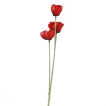 položky Umělé květiny mák červený 50cm