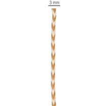 položky Dárková stuha, dvoubarevná šňůrka, 3mm, 20m