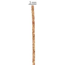 položky Lesklá dekorativní šňůra na cívce pro tvoření a dekorace, tloušťka 3 mm, délka 20 m