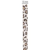 položky Dárková stuha s leopardím potiskem pro kreativní dekoraci, krouticí stuha 10mm 100m