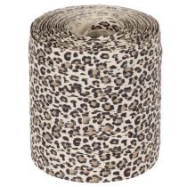 položky Dárková stuha s leopardím potiskem pro kreativní dekoraci, krouticí stuha 10mm 100m