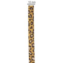 položky Kudrnatá stuha, leopardí vzor, dárková stuha pro kreativní balení, 10 mm, 100 m