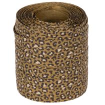 položky Kudrnatá stuha, leopardí vzor, dárková stuha pro kreativní balení, 10 mm, 100 m
