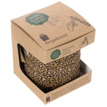 položky Kudrnatá stuha, leopardí vzor, dárková stuha pro kreativní balení, 10 mm, 100 m
