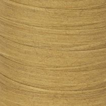 položky Hnědá dárková stuha, stočená stuha, udržitelné tvořivé potřeby, 10 mm x 100 cm