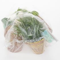 položky Umělý květináč s dekorativními bylinkami do kuchyně, zahrady, na balkon nebo terasu, 15 m³, 3 kusy