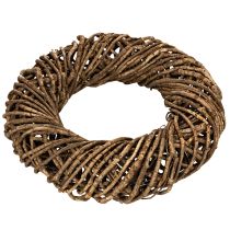 položky Dekorativní věnec z přírodních větví, ratanový věnec, kulatý, velký, 45 cm.
