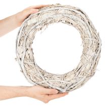položky Věnec z větví na dveře, velká dekorace 40cm
