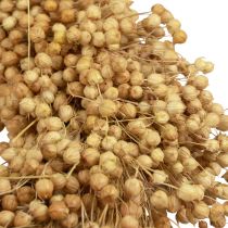 položky Boho dekorativní věnec, dekorativní věnec z lnu, přírodní věnec, suchý, Ø28cm