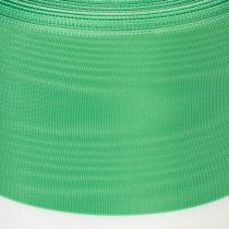 položky Věnečná stuha Moaré 125 mm x 25 m v zelené a bílé barvě, taftově tkaná stuha, národní stuha, ozdobná stuha